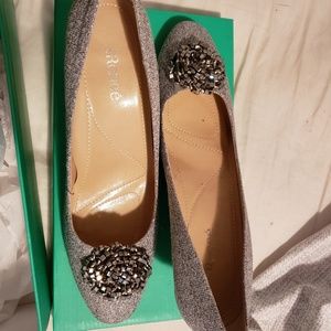 J.Renee Pewter Eloisa Wedge (New In Box)